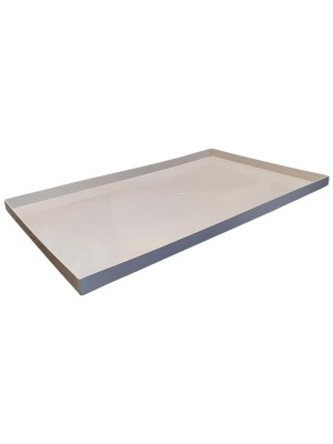 Поддон 76х76х5 см пластиковый из полипропилена, универсальный, серый