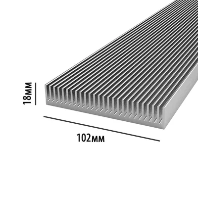 Профиль алюминиевый 102 мм * 18 мм * 2,6 кг