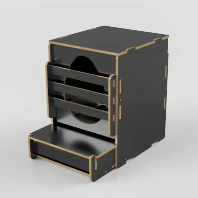 Гнездо для кур-несушек МирПтиц EggBOX 2D двустороннее с яйцесборником с наклонной крышей