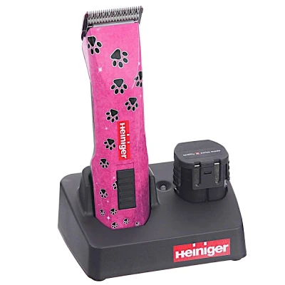Машинка Heiniger Saphir Pink для стрижки собак с 2-я аккумуляторами