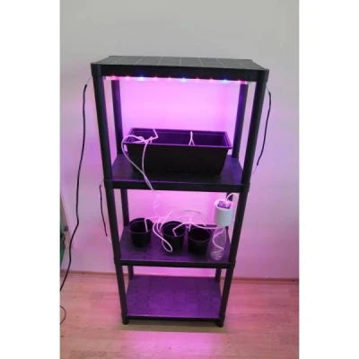 Стеллаж универсальный 141х60х30 для рассады или цветов пластик