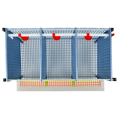 Клетка для куропаток Cimuka Comfortplast 3 секции пластиковая