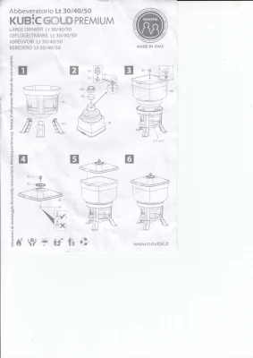 Поилка поплавковая Novital Kubic Gold Premium 50 литров на ножках