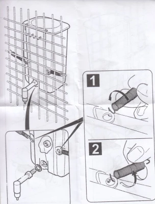 Поилка ниппельная Novital DERBY 90 градусов с бачком 1 литр