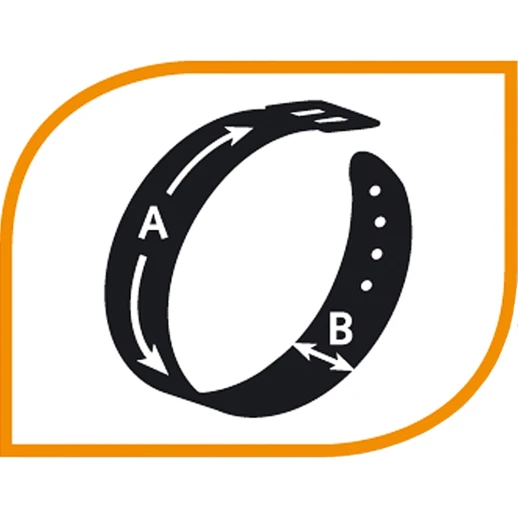 Ошейник Ferplast VOGUE FLAT CF15/36 из натуральной кожи желтый