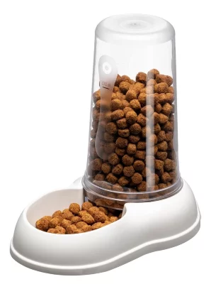 Механическая пластиковая кормушка Ferplast AZIMUT 1500 для воды и сухого корма для кошек и собак
