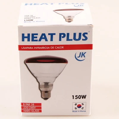 Лампа инфракрасная JK Lighting 150 Bт E27 PAR38 прессованное стекло рубин