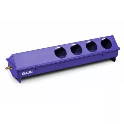 Поилка автоматическая Gaun для птиц пластик фиолетовая