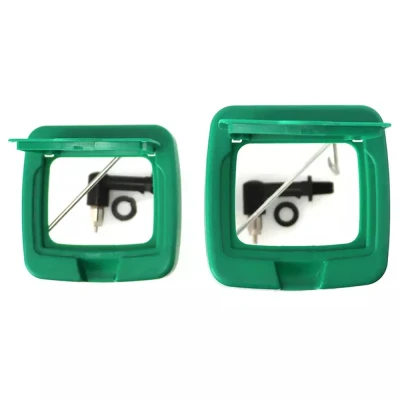 Поилка ниппельная с бачком HobbyFarm 1 л для кур и кроликов с креплением на сетку