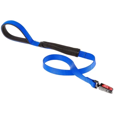 Поводок Ferplast LEASH POCKET MATIC G25/120 синий с карманом для аксессуаров