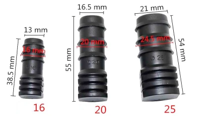 Заглушка для садовых шлангов и капельных трубок 16 мм