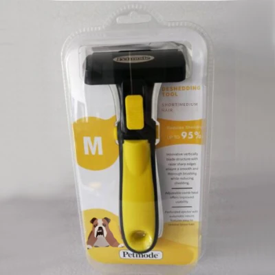 Дешеддер для средней и короткой шерсти размер М Petmode