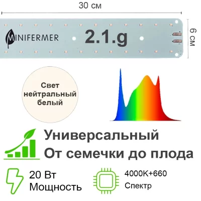 Модуль Фулл Комфорт 2.1.g Quantum line 300 мм 4000K+660nm