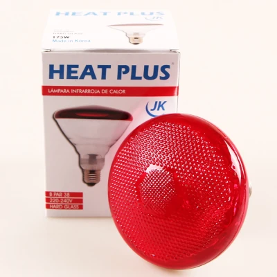 Лампа инфракрасная JK Lighting 175 Bт E27 PAR38 прессованное стекло красная