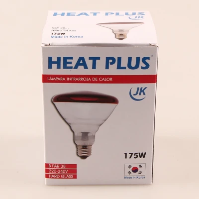 Лампа инфракрасная JK Lighting 175 Bт E27 PAR38 прессованное стекло красная