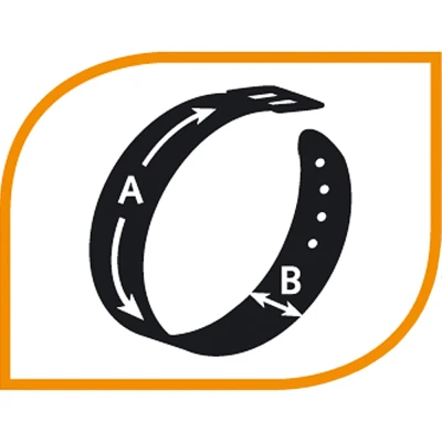 Ошейник-полуудавка Ferplast SPORT REFLEX CS13/70 светоотражающий чёрный