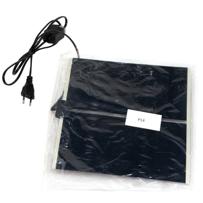 Коврик HobbyFarm 14 Вт 28x28 см для обогрева цыплят рептилий и рассады с терморегулятором