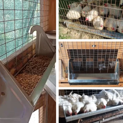 Поилка навесная River 30 см оцинкованная сталь