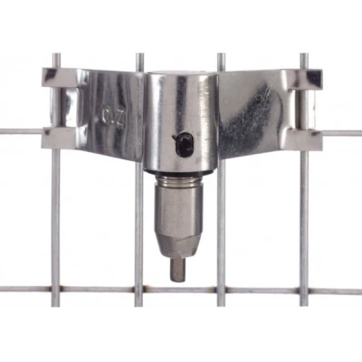 Поилка ниппельная Corti для птиц/кроликов распорное крепление